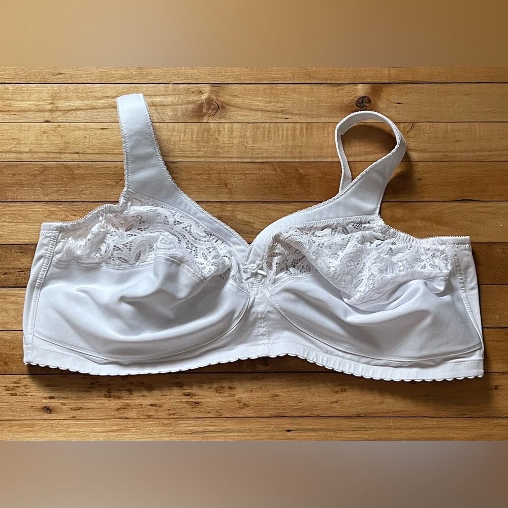 Glamorise White Lace Bra